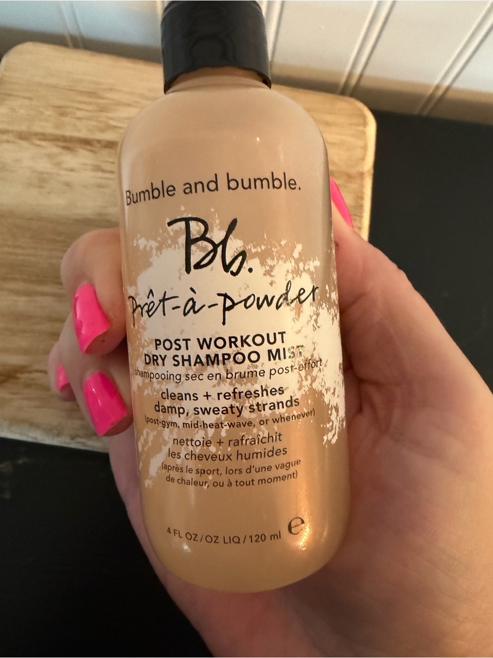 Bumble and bumble Nude Beige Prêt-à-Powder Post Workout Dry Shampoo Mist